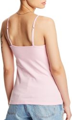 Hanes Women's Stretch Cotton Cami With Built-In Shelf Bra, Women’s Cotton Tank, Women’s Stretch Cotton Camisole - Image 5